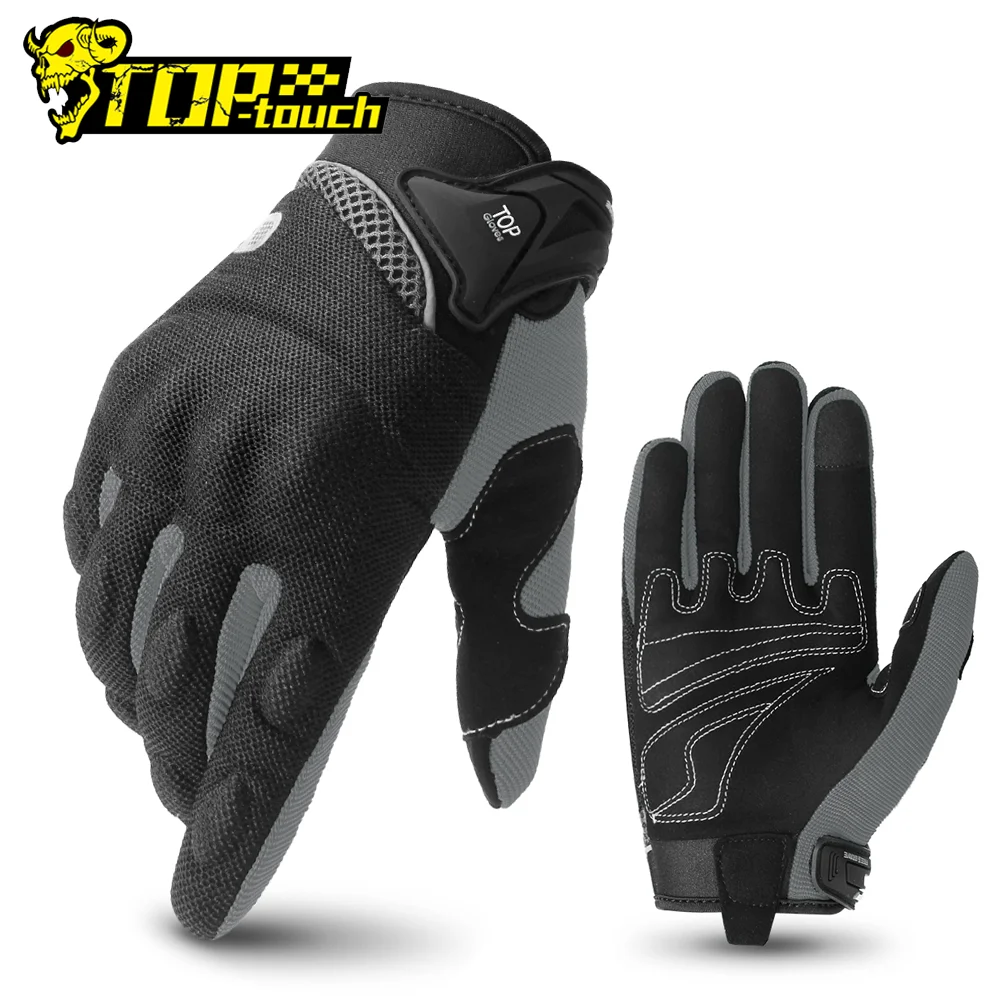 Motorrad Handschuhe Sommer Atmungsaktive Guantes Moto Handschuhe Motorrad Handschuhe Touch Funktion Motocross Tragen Beständig Racing Handschuhe Image