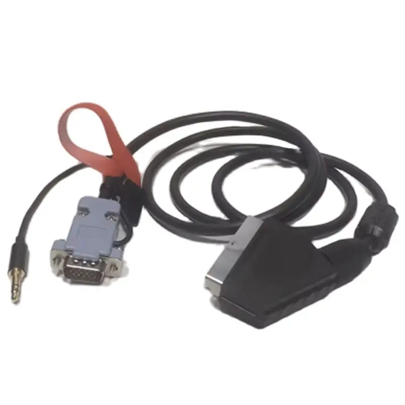 Herr fpga vga zu scart rgb/rgbs kabel für fc fpga familie computer crt emud river niedriger auflösung pc reines kupfer 3,5mm audio Image