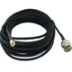 Koaxialkabel N stecker auf sma stecker RG58 schwarz niedrigeren verlust lmr200 cableHot verkauf