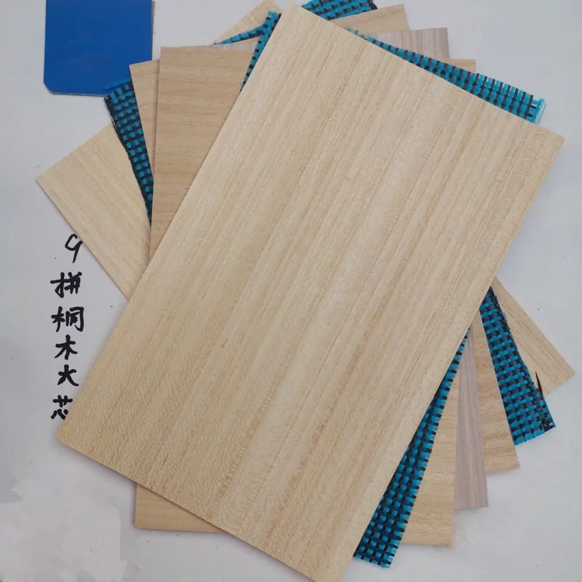 Hochwertiger Tischtennis schläger DIY Material 5 Holz 2 Alc Faser Vis Schläger Material 1 Satz