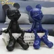 Disney Mickey Mouse Cartoon Figur sitzen Haltung Harz Modell Puppe Spielzeug für Kinder leben Anime