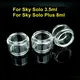 3 Stück Sky Solo Glas blase für Sky Solo plus Glas birne Silikon abdeckung Zubehör