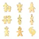 5 teile/los Edelstahl Jungen Mädchen DIY Schmuck Charms Großhandel Footprint Baby Halskette Der