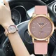 2022 Fashion Casual Damen Quarz Armbanduhr Rosa Einfache Retro Frauen Uhren Luxus Marke Weibliche