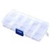 10/15/24 Compartments Storage Box Transparent Adjustable Items Organizer Container(10 Grids)