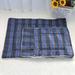 Pet Bed Cushion Mat Pad Dog Cat Kennel Crate Cozy Soft Warm Fleece Sleeping Bed