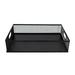 FRCOLOR 1pc Office Desktop Storage Box File Storage Basket Sundries Case (Black)