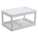 NUOLUX 1Pc Desktop Storage Holder Household Storage Shelf Desktop Organizer (White)