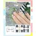KIHOUT 24 Sheets Full Wrap Nail Polish Stickers Nail Strips Self-Adhesive Gel Nail Strips Art Decals with Nail File for Home Women Girls DIY Nail Decorations (Elegant Style)