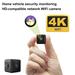 Gotofar X6D WiFi Camera Mini Motion Detection Night Vision 4K Resolution Wireless Home Security Surveillance Camera for Car Black