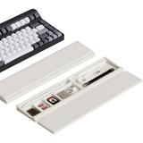 Keyboard Wrist Rest Pad with Storage Case Ergonomic Memory Foam Comfortable Typing Anti-Slip Rubber Base