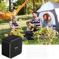 Ikohbadg Outdoor Portable Wireless Bluetooth Mini Speaker with Subwoofer for High Volume Hifi Quality Sound Compact Metal Body Suitable for Vehicle Desktop Fitness Exercise