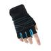 Breathable and comfortable A pair of half finger gloves Fishing gloves Half Finger Gloves Convenient quick release Anti-Slip Shock-Absorbing Pad Training Gloves Cycling Gloves