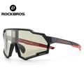ROCKBROS Smart Photochromic Cycling Glasses for Men Women Polarized Sunglasses UV Protection for Baseball Running Biking Softball