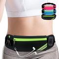 Running Waist Bag Gym Fanny Outdoor Belt Bag Mobile Phone Pack for Men Women Running Jogging Black