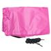 FRCOLOR 3 Meter Triangle Tarps Outdoor Canopy Tent Practical Multifunctional Beach Mat Wild Camping Supplies with Rope and Storage Bag (Pink)