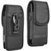 SPY CASE for Nokia C110 / C210 / C300 / G100 Case Cell Phone Pouch Nylon Holster Case with Belt Clip Cover with Metal Clip - Black