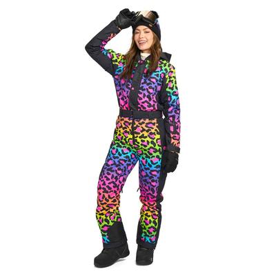 Women's 90's Leopard Ski Suit