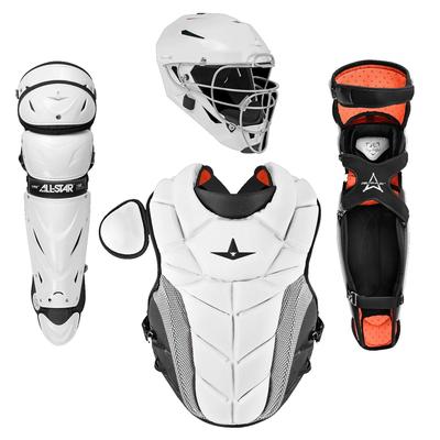 All Star PHX Paige Halstead Fastpitch Softball Catching Kit White/Black
