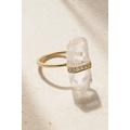 JIA JIA - 14-karat Gold, Quartz And Diamond Ring - 6