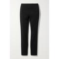 The Row - Essentials Sovino Stretch-crepe Skinny Pants - Black