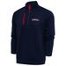 Men's Antigua Navy/Red Dallas Baptist Patriots Generation Quarter-Zip Pullover Top