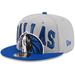 Men's New Era Gray/Blue Dallas Mavericks Tip-Off Two-Tone 59FIFTY Fitted Hat