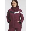 Skijacke MAIER SPORTS "Ski Jacke wattiert Damen" Gr. 52, rot (cherry wine) Damen Jacken Sportjacken