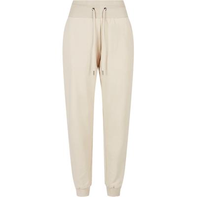 Jogginghose URBAN CLASSICS "Urban Classics Damen Ladies Organic High Waist Sweat Pants", Damen, Gr. 5XL, US-Größen, beige (softseagrass), 100% Organic Cotton Terry, unifarben, loose fit, Hosen Image