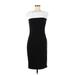 Lauren by Ralph Lauren Casual Dress - Party Crew Neck Sleeveless: Black Print Dresses - Women's Size 6