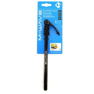 M-Wave - Stalwart Axle Steckachse - Fahrradanhänger Gr 12 mm schwarz Image