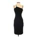 Express Casual Dress - Sheath: Black Solid Dresses - Women's Size 2X-Small