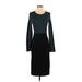 Stella McCartney Casual Dress - Sheath Crew Neck Long sleeves: Black Print Dresses - New - Women's Size 40