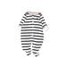 Baby Gap Long Sleeve Outfit: Ivory Stripes Bottoms - Kids Boy's Size Up to 7lbs