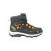Wanderschuh JACK WOLFSKIN "VOJO TEXAPORE MID K", Gr. UK 3,5 - EU 36, Normalschaft, grün (slate, grün), Main Material Second Material: 100% Polyamide; Lining Sole, Schuhe