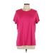 Nike Active T-Shirt: Pink Activewear - Women's Size 1X