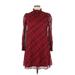 Tommy Hilfiger Casual Dress: Burgundy Dresses - Women's Size 10