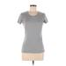 Under Armour Short Sleeve T-Shirt: Gray Tops - Women's Size Medium