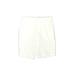 Nike Athletic Shorts: White Solid Activewear - Women's Size Medium