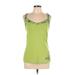 Tek Gear Active Tank Top: Green Activewear - Women's Size Large