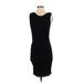 Helmut Lang Casual Dress - Bodycon: Black Solid Dresses - Women's Size P