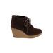 Lands' End Wedges: Brown Shoes - Women's Size 9