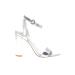 Mix No. 6 Heels: Silver Shoes - Women's Size 8 - Open Toe