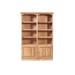 Forest Designs 72" H x 48" W Solid Wood Standard Bookcase Wood in Brown | 72 H x 48 W x 13 D in | Wayfair 6134D-TDG