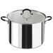 Cook N Home Professional Stainless Steel Stockpot w/ Lid Stainless Steel in Gray | 9 H x 17.5 W in | Wayfair NC-00335