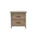 Lark Manor™ Amaran 2 - Drawer Wood Nightstand in Brown Wood in Brown/Green | 28.94 H x 28.94 W x 17.01 D in | Wayfair