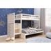 Viv + Rae™ Beckford 4 Drawer Standard Bunk Bed Wood in Gray | Twin over Twin | Wayfair 546E7B12F7EB4E3BB27B068C769F9535