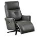 Hokku Designs Faux Leather Recliner Chair w/ Eco Leather Faux Leather/Stain Resistant/Water Resistant in Black | 42.5 H x 29.5 W x 36.6 D in | Wayfair