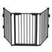 Symple Stuff Aaryanna 3 Panel Steel Fireplace Screen Steel in Gray | 29.45 H x 70.56 W x 0.79 D in | Wayfair 240A6BF668C44EFBAADB67F23A22D340