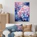 Red Barrel Studio® Pink Blue Blooms of Hydrangea I - Hydrangea Metal Wall Art Metal in Blue/Pink | 32 H x 16 W in | Wayfair